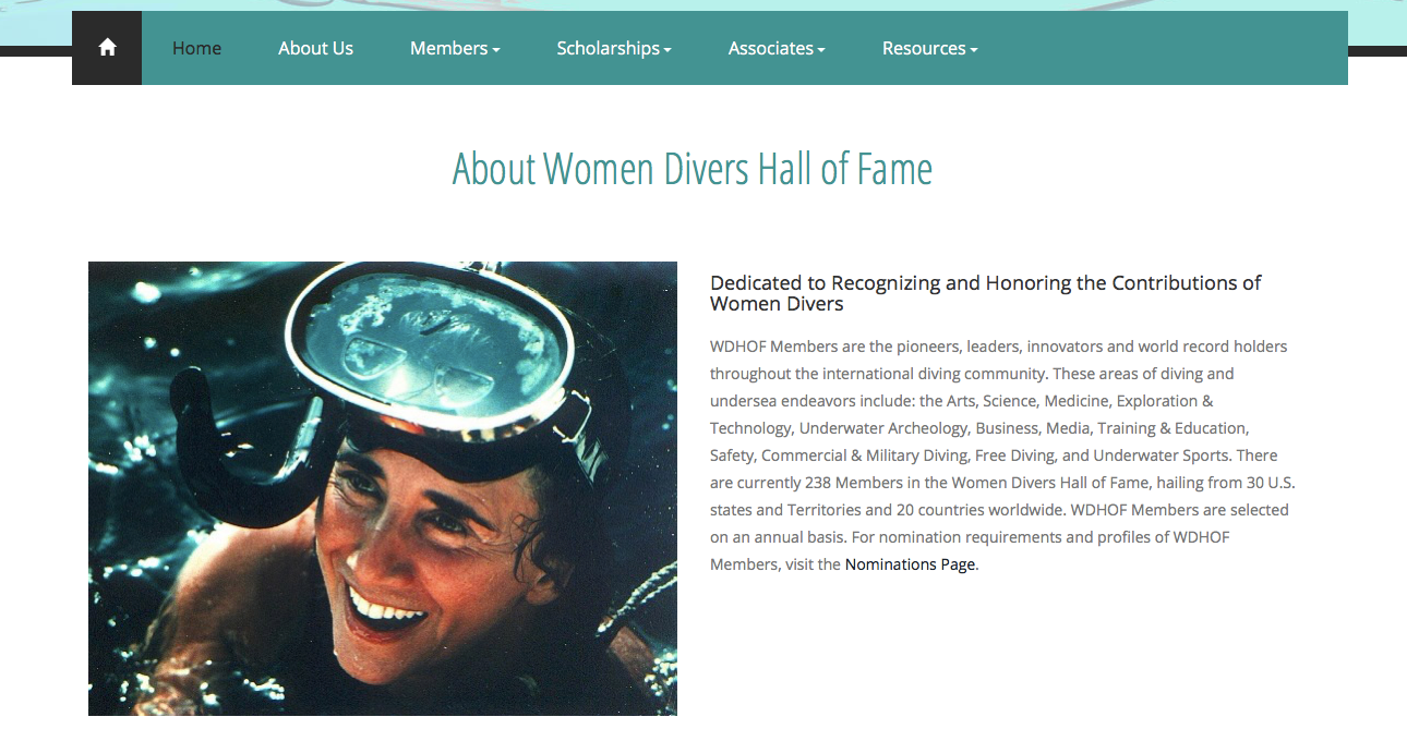 Women Divers Hall of Fame - WDHOF.org