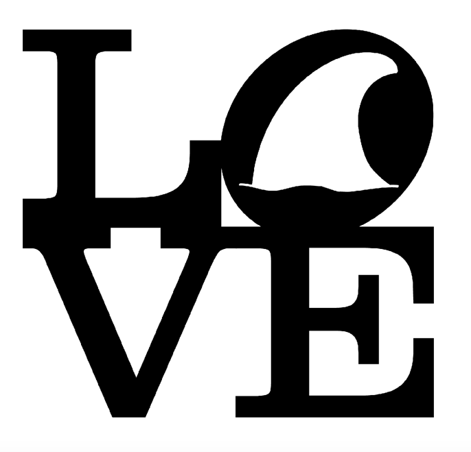 Shark LOVE - Vinyl Sticker