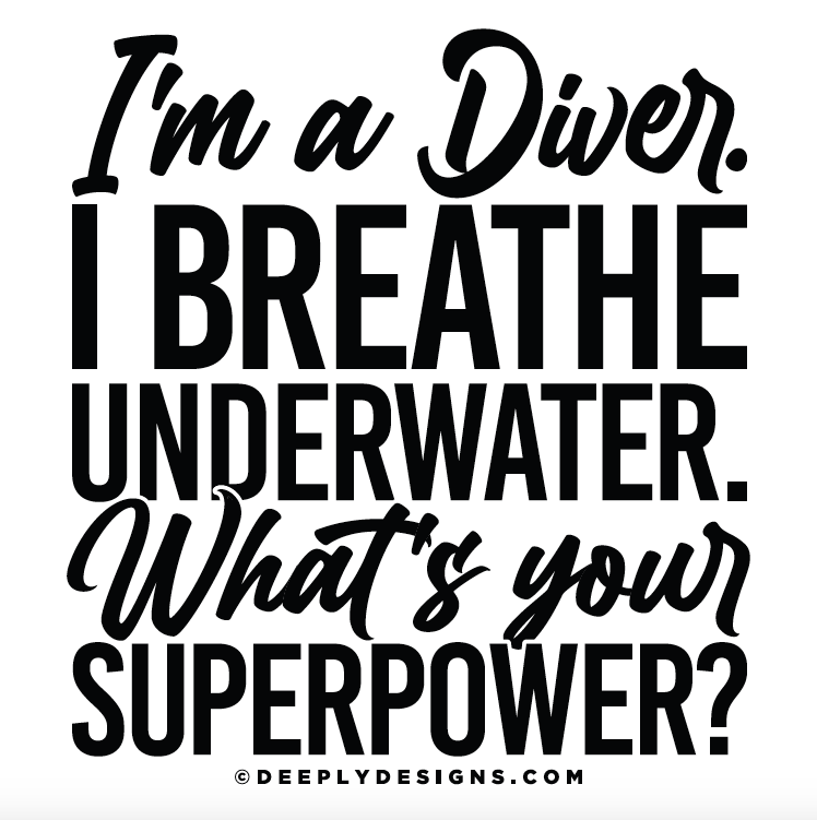 I&#39;m a DIVER - Vinyl Sticker