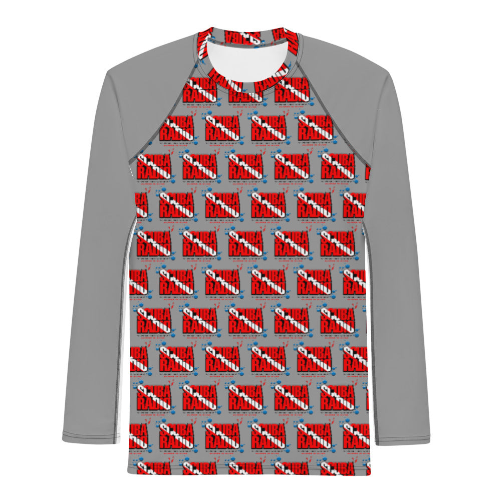 ScubaRadio Logo Pattern - Men&#39;s Rash Guard