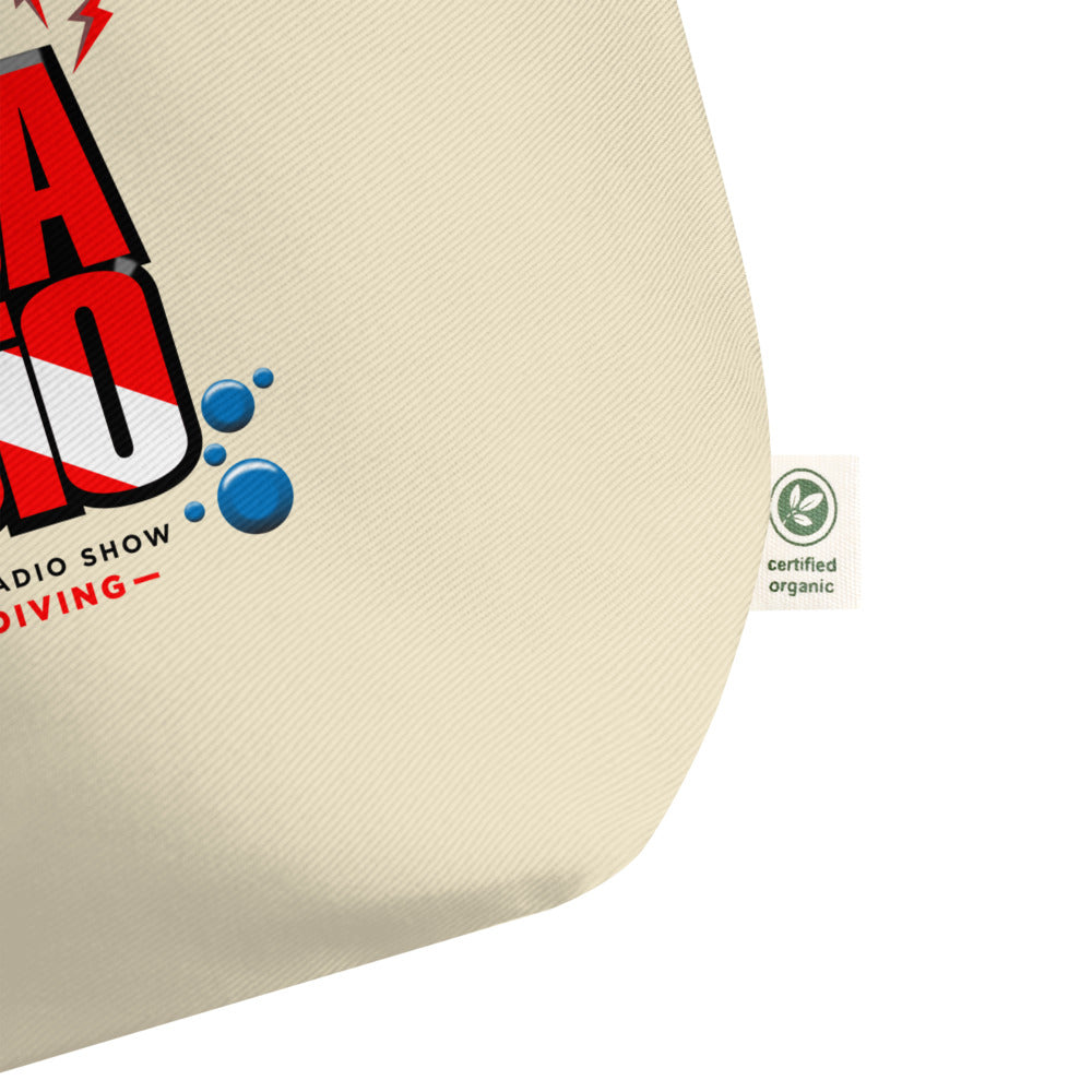 ScubaRadio / &quot;It&#39;s Always Better Down Where It&#39;s Wetter&quot; Large Organic Tote