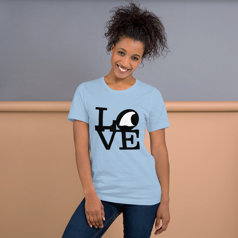 Shark LOVE - Unisex Premium Bella + Canvas Short-Sleeve T-Shirt