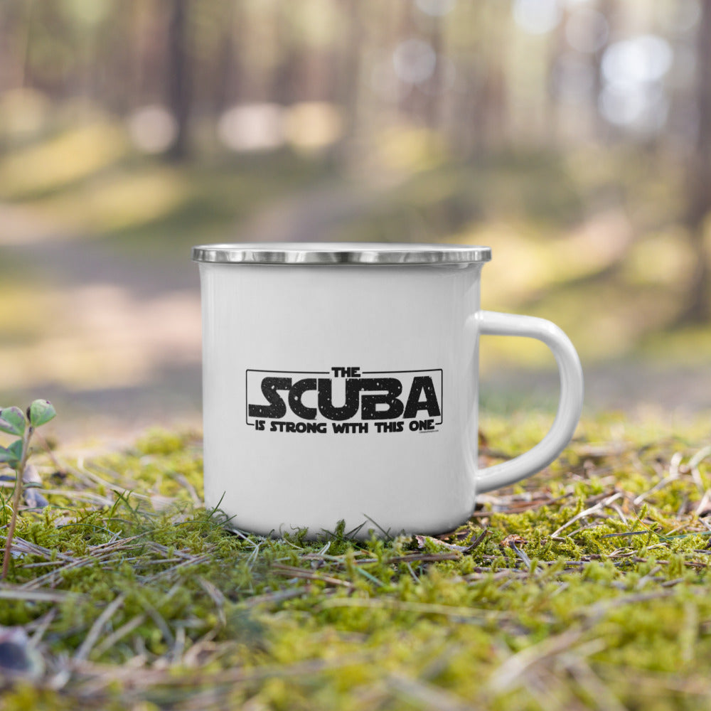 The SCUBA Is Strong - Enamel Mug
