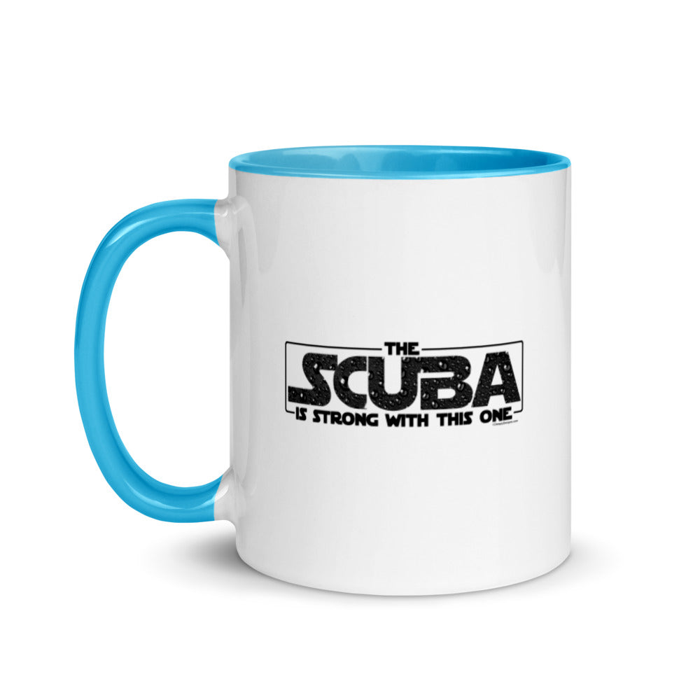 The SCUBA Is Strong - Ceramic Mug with Accent Color