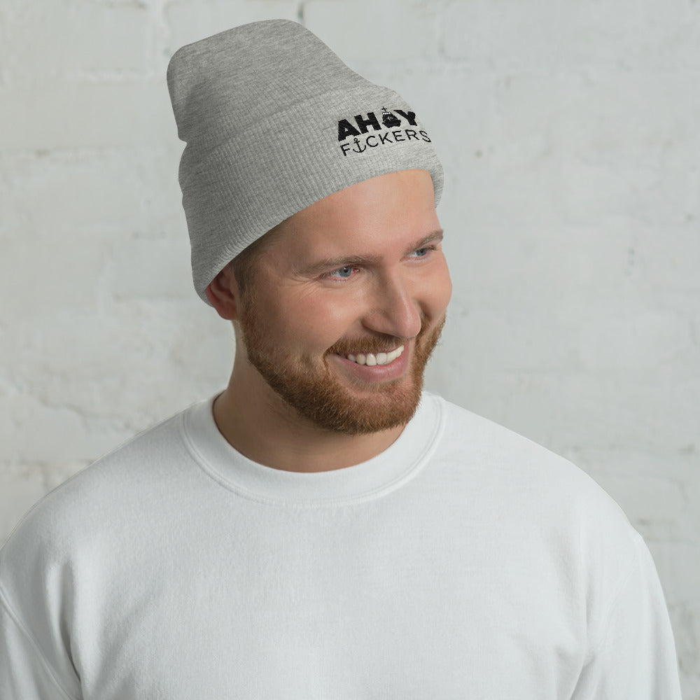 AHOY F*ckers Cuffed Beanie
