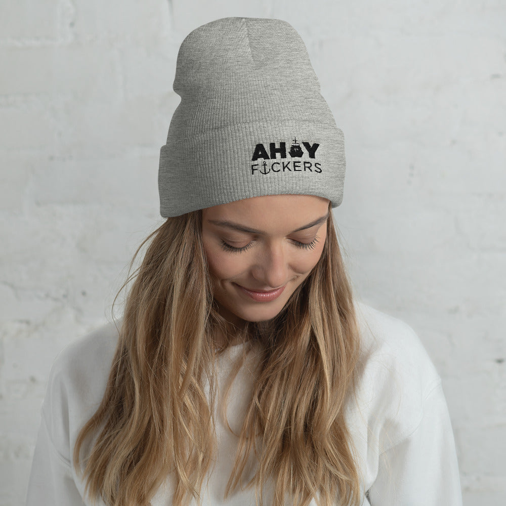 AHOY F*ckers Cuffed Beanie