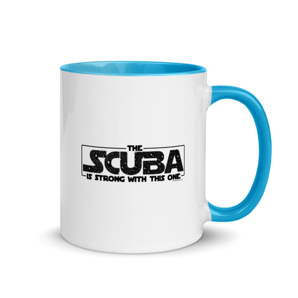 The SCUBA Is Strong - Ceramic Mug with Accent Color