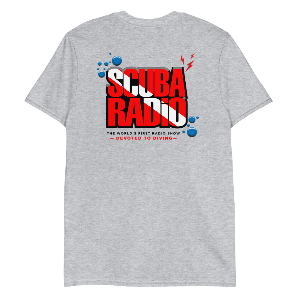 If You DIE front / ScubaRadio Logo back - Unisex 100% Cotton Gildan S64 T