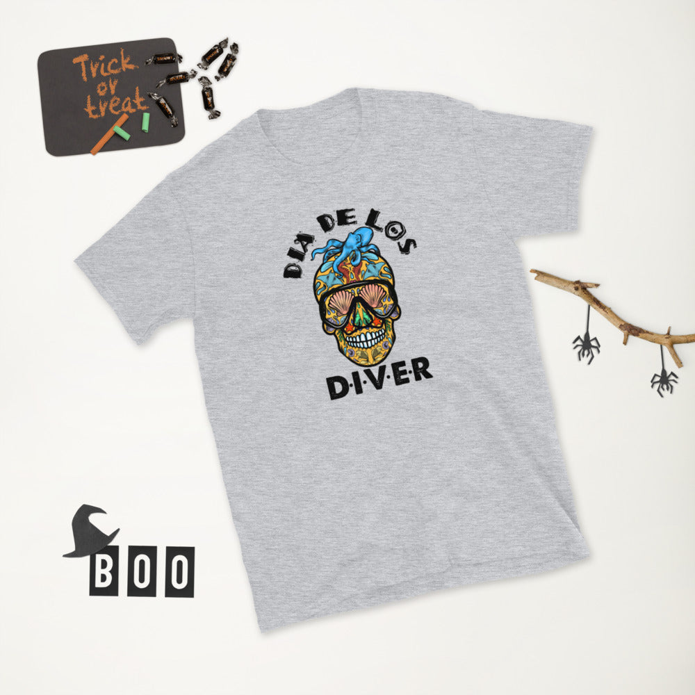 Dia de los DIVER - Unisex Gildan Soft64 S-Sleeve T-Shirt (Full Color Print)