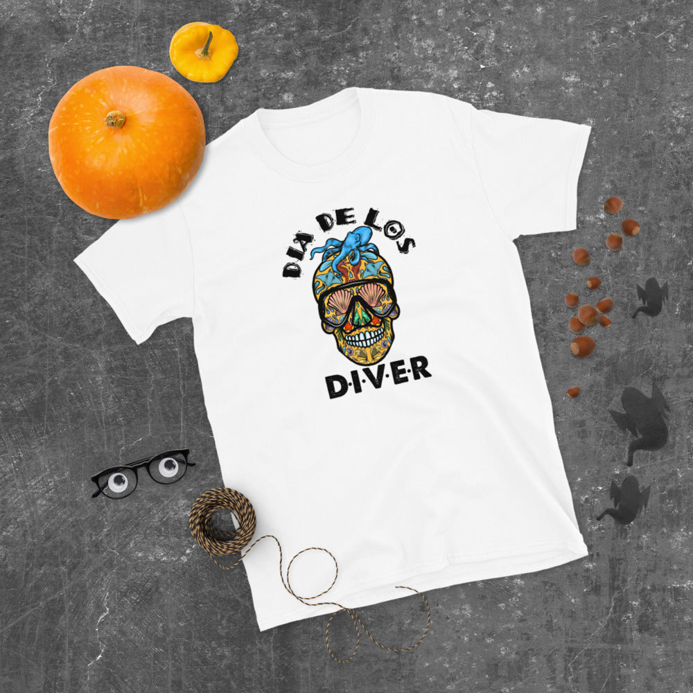 Dia de los DIVER - Unisex Gildan Soft64 S-Sleeve T-Shirt (Full Color Print)