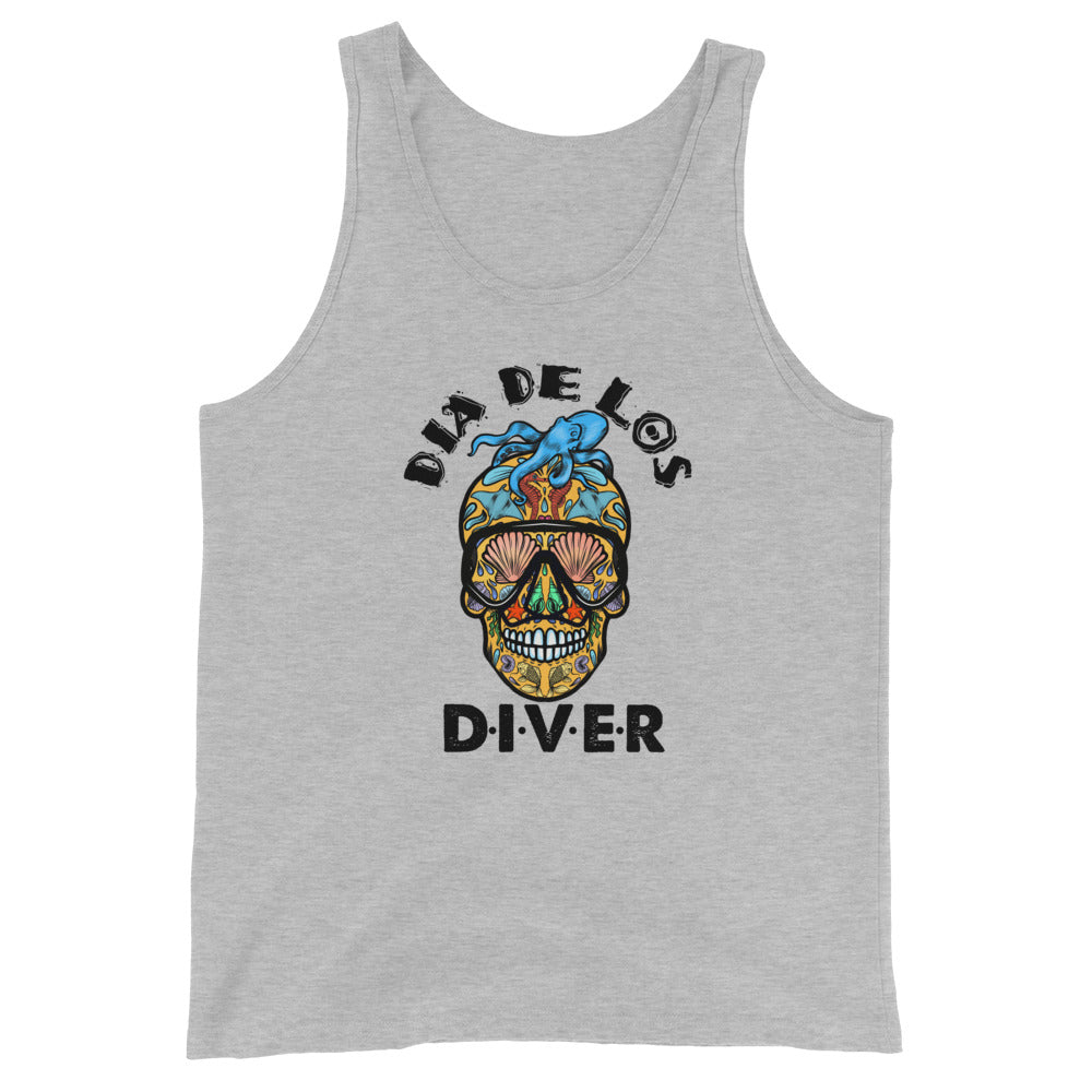 Dia De Los DIVER - Unisex Bella &amp; Canvas Tank Top (Full Color)