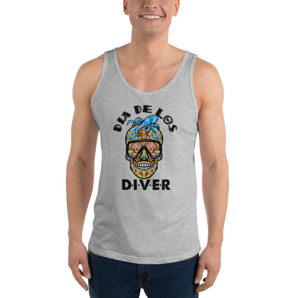 Dia De Los DIVER - Unisex Bella &amp; Canvas Tank Top (Full Color)