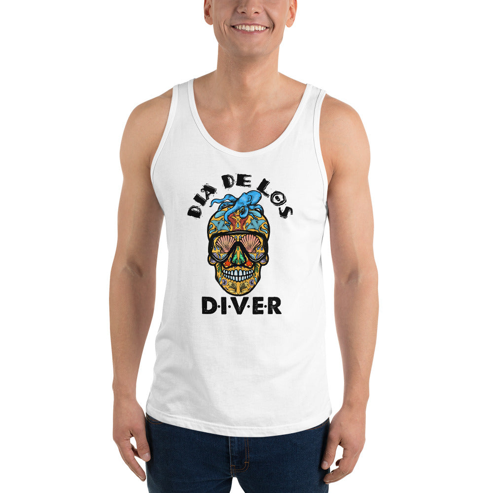Dia De Los DIVER - Unisex Bella &amp; Canvas Tank Top (Full Color)
