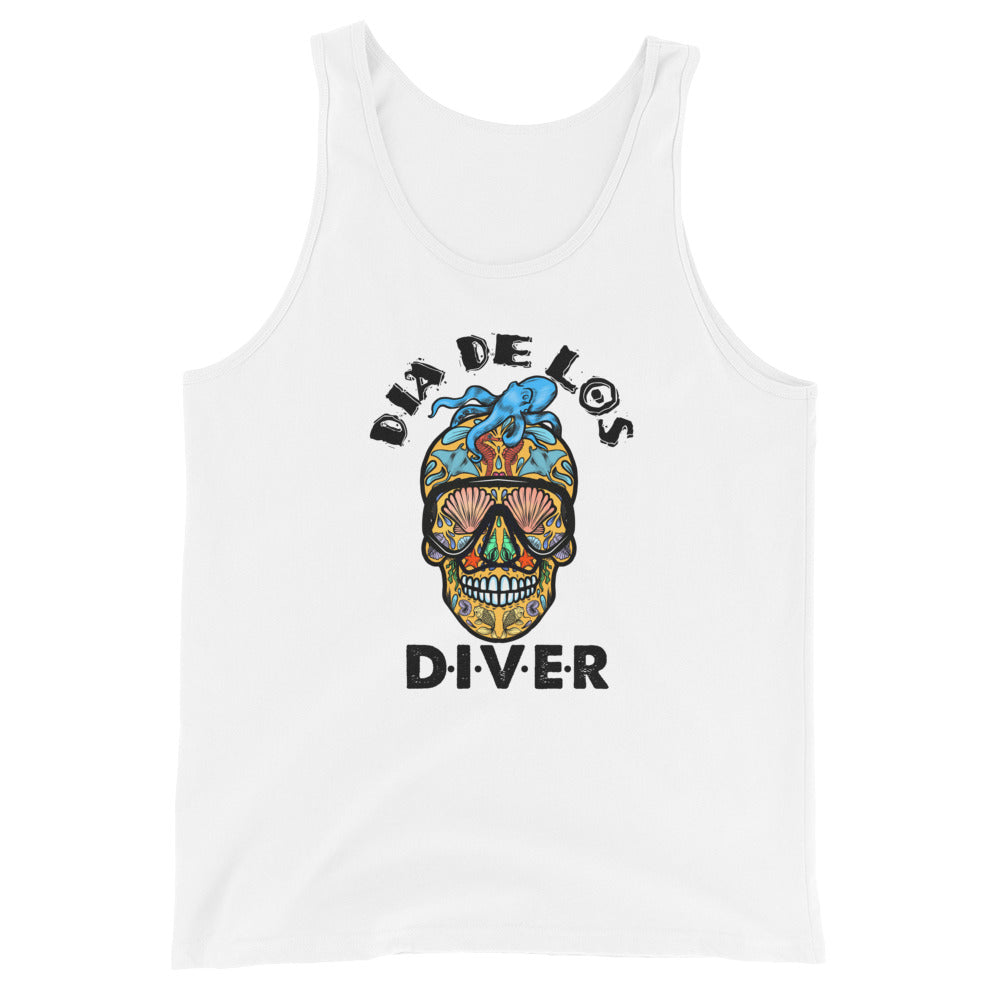 Dia De Los DIVER - Unisex Bella &amp; Canvas Tank Top (Full Color)