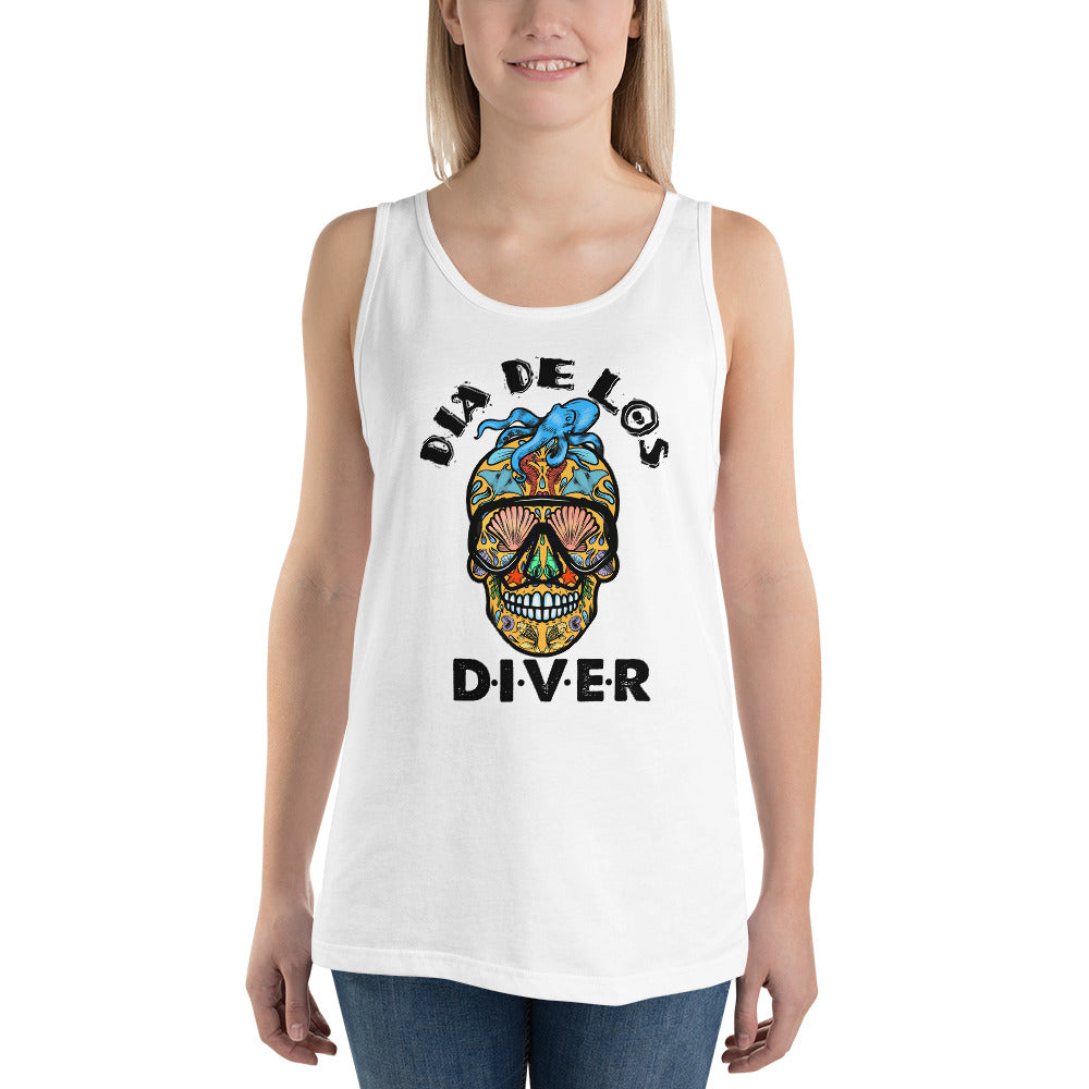 Dia De Los DIVER - Unisex Bella &amp; Canvas Tank Top (Full Color)